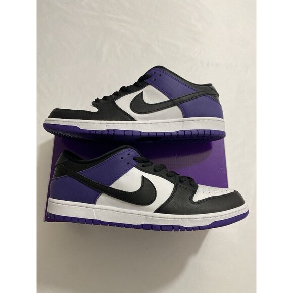 New Mens Size 14 Purple Nike SB Dunk Low Pro Skateboarding Shoes BQ6817 500